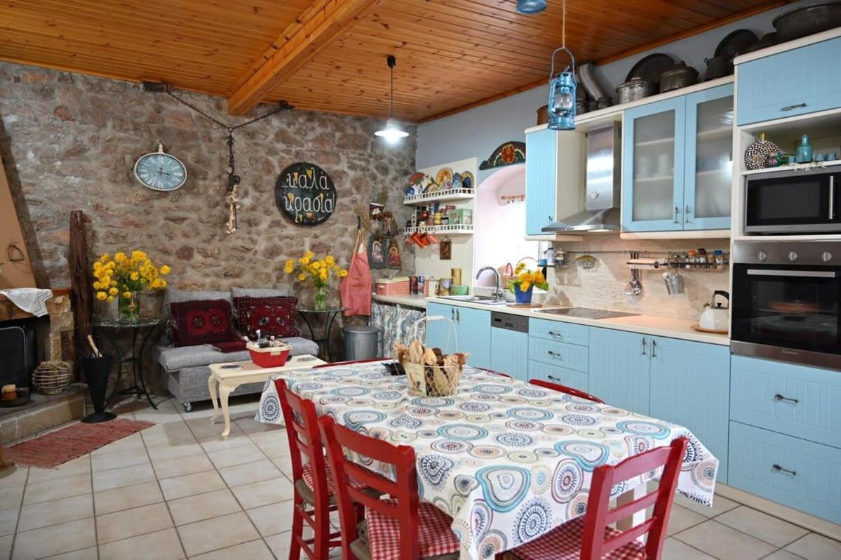 Kalavrita Winter Retreat - Homely Spacious Chalet Áno Vlasía エクステリア 写真